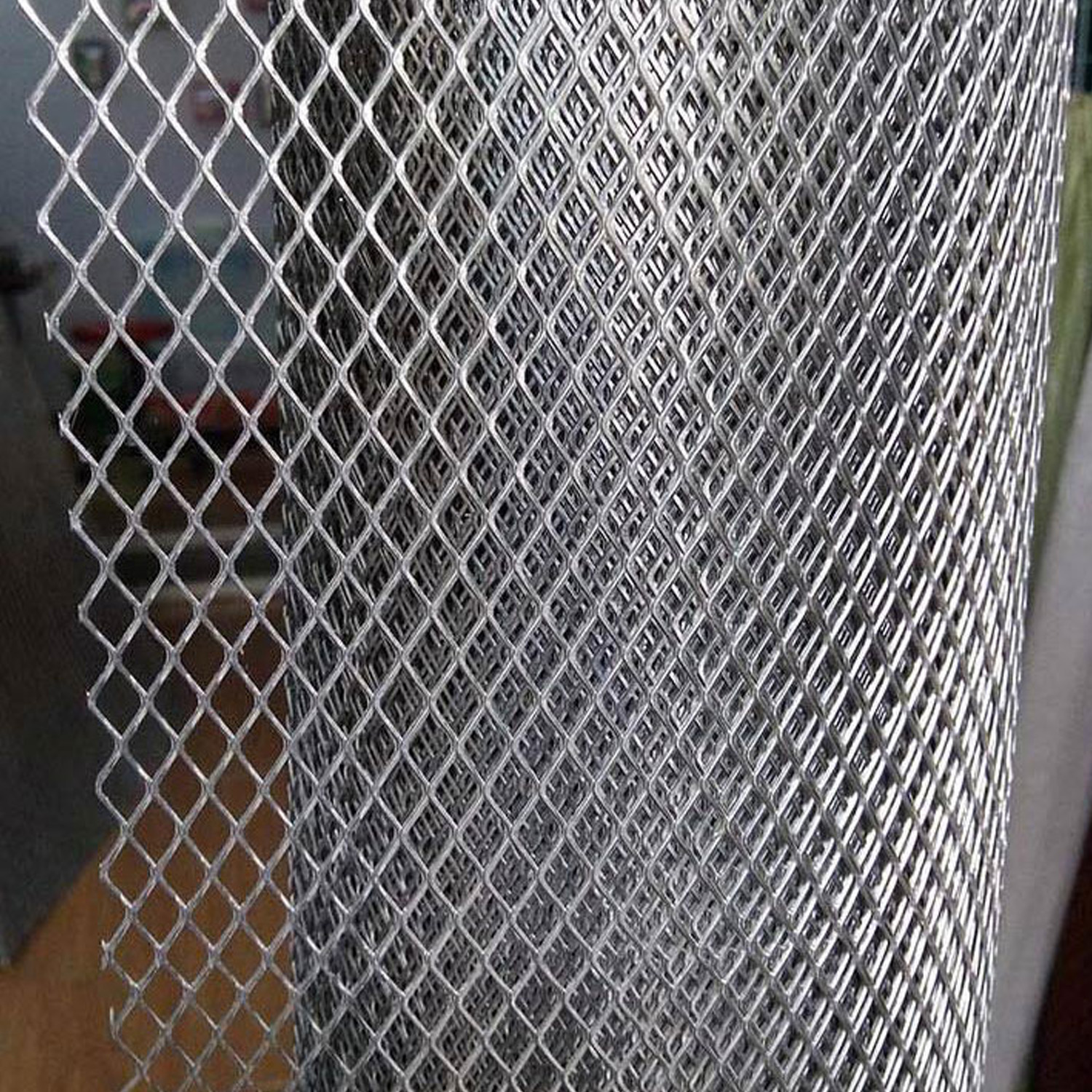 Expanded Steel Diamond Mesh