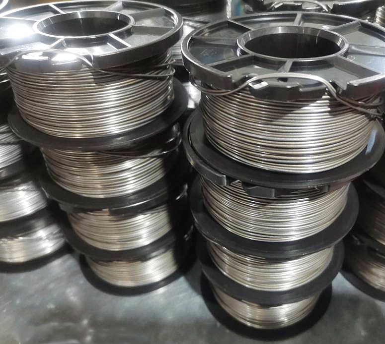Rebar tying machine fitting coil wire