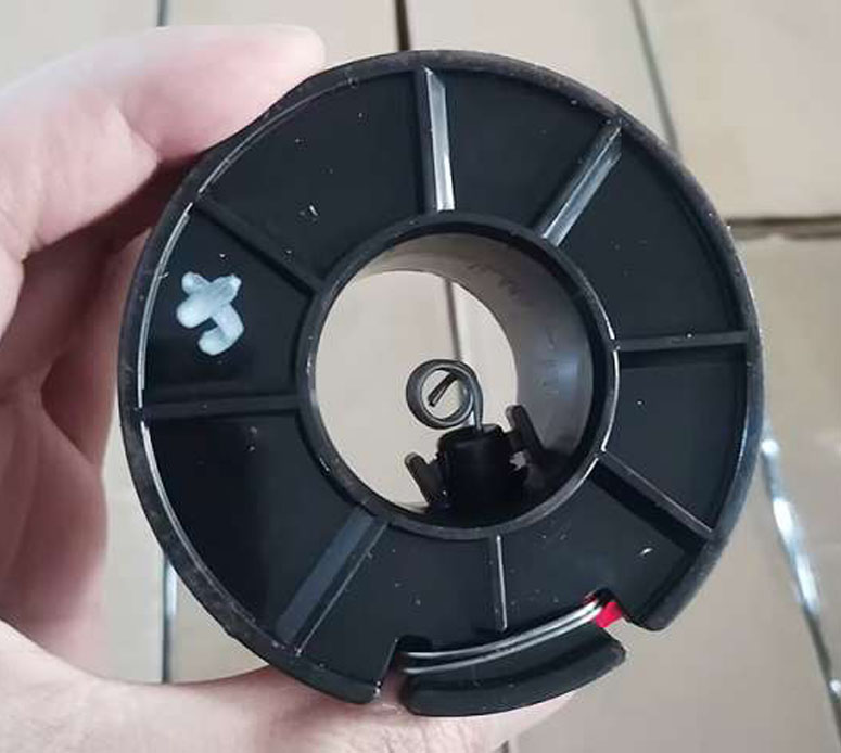 Rebar tying machine fitting coil wire